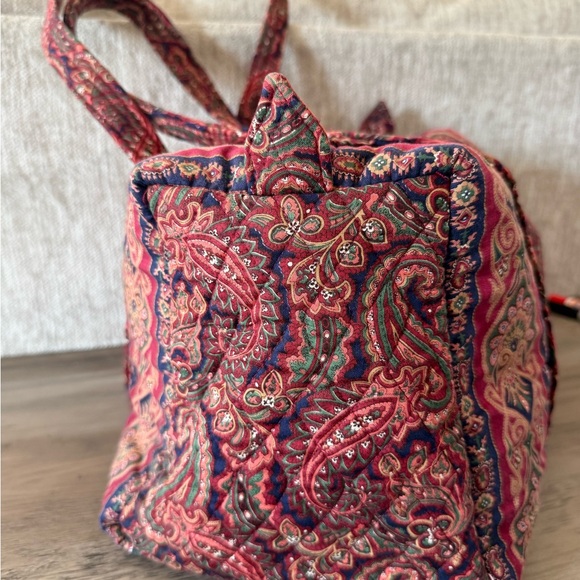 1987 Paisley SMALL Vera Bradley Duffle VINTAGE, RARE, RETIRED - Picture 5 of 7